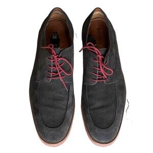 Studio Belvedere London II Men's Size 12 D Suede Oxfords Derby Shoes Made Brazil